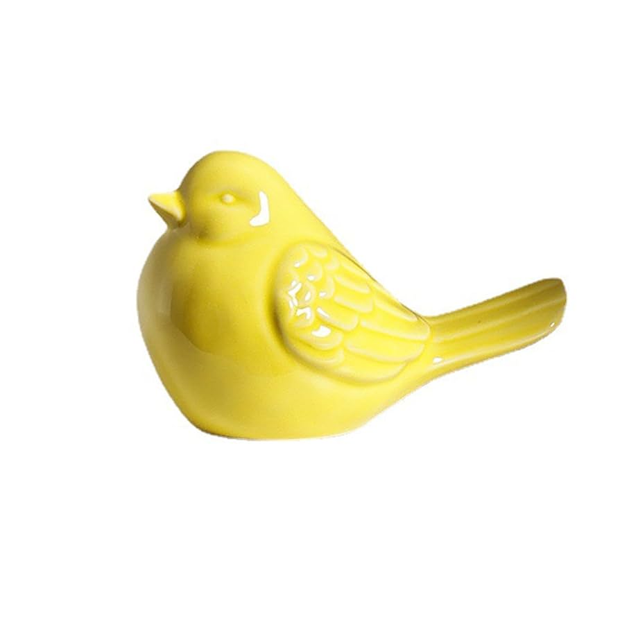 Amazon.co.jp: 陶器の鳥の置物、トイレボルトカバー セラミック